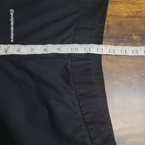 Vtg Lauren Ralph Lauren Chino Pants 10 Crop High Rise Pockets Stretch Preppy - Picture 7 of 11